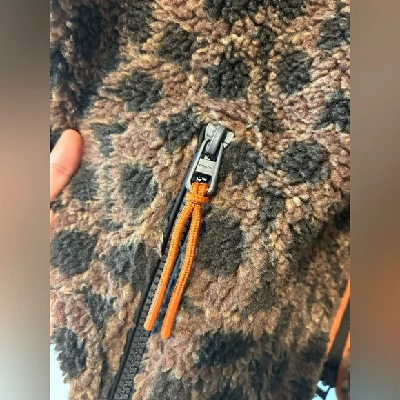 Coach Signature Sherpa Zip Up Jacket! Signature cc size L - Picture 5 of 9